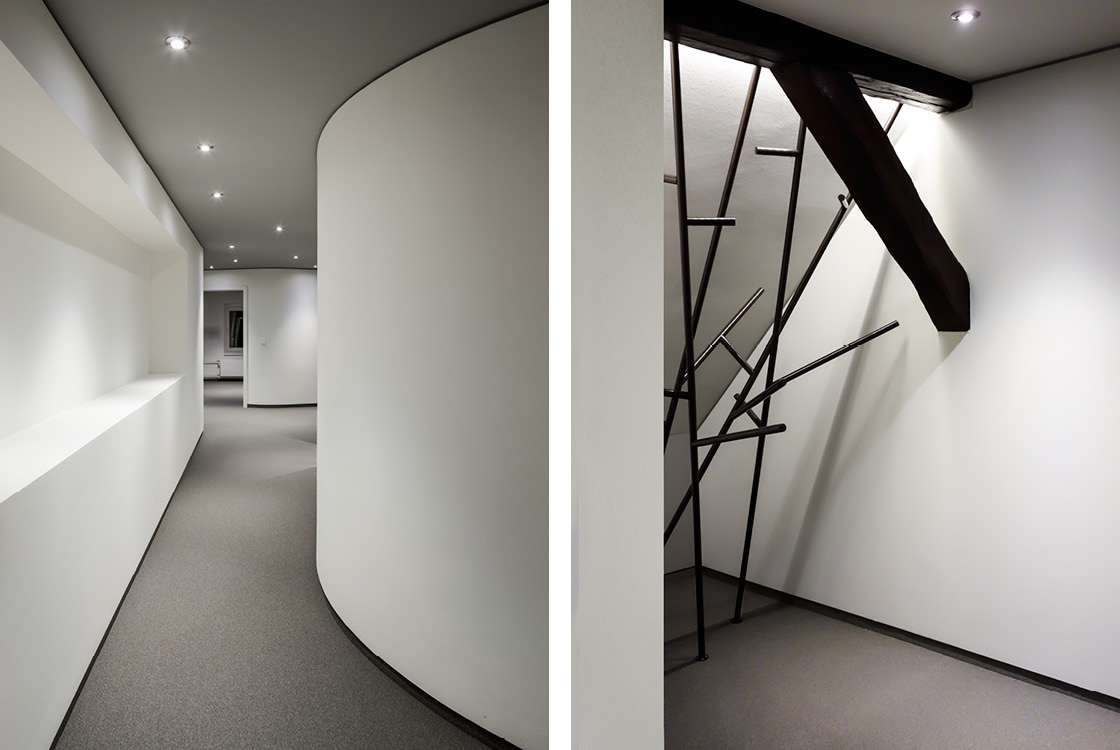Architektur und Raum: Office Design im sanierten Dachgeschoss
